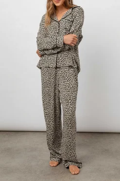 Vrouwen Rails Clara Pyjamaset - Zwarte Cheetah Spots