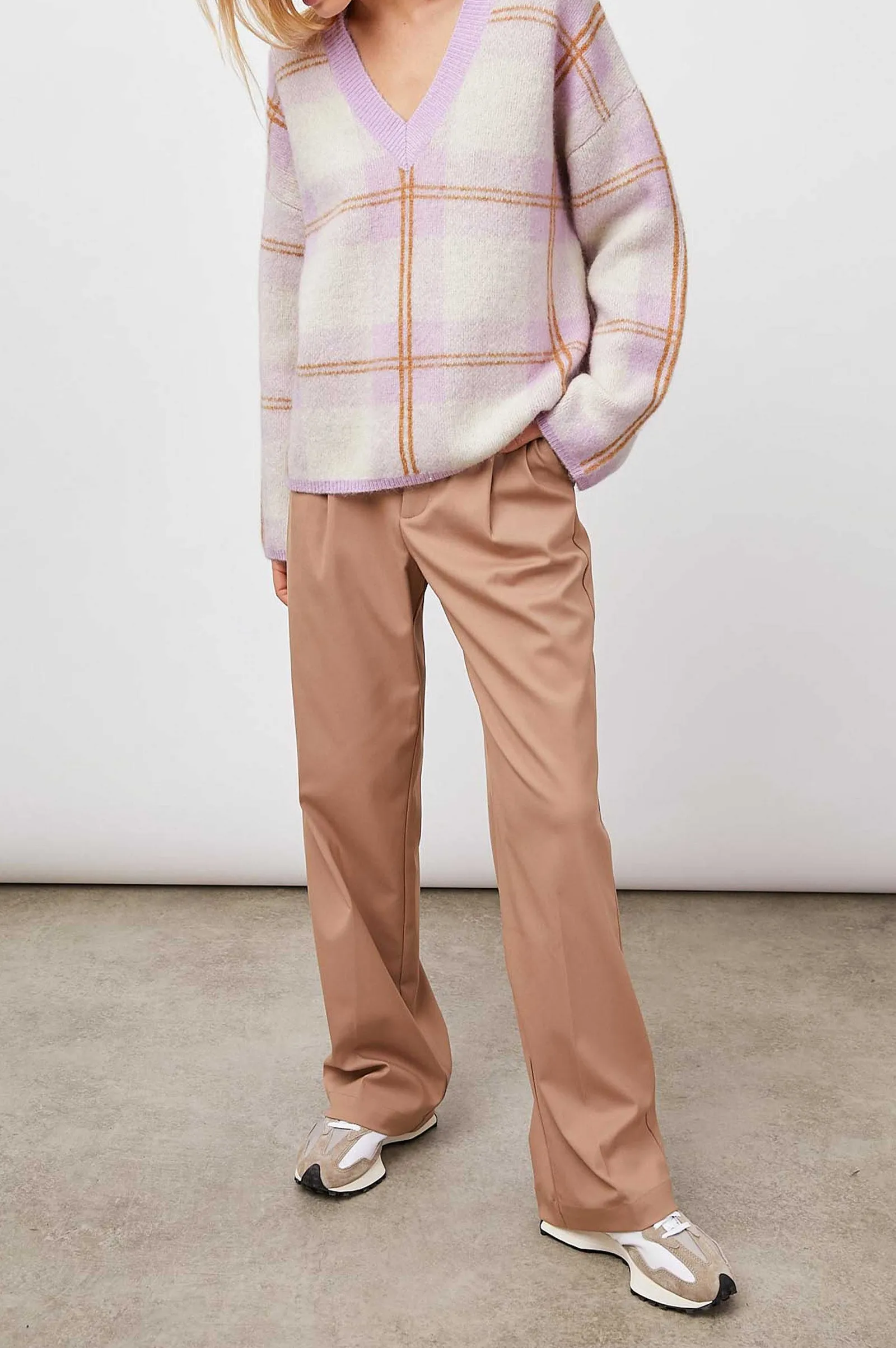 Vrouwen Rails Colleen Trui - Lilac Plaid