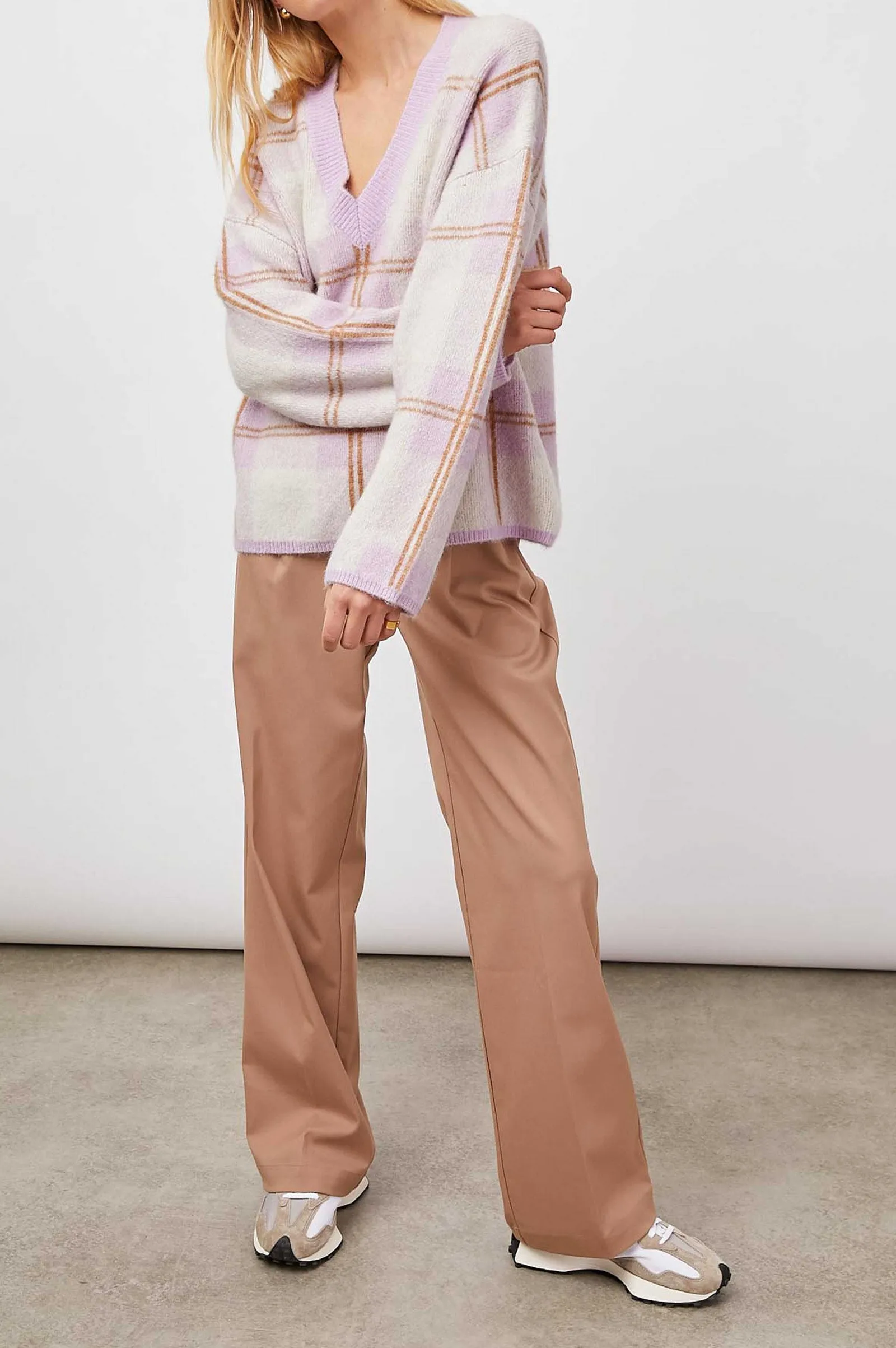 Vrouwen Rails Colleen Trui - Lilac Plaid