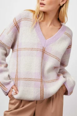 Vrouwen Rails Colleen Trui - Lilac Plaid