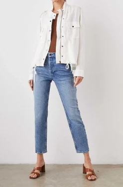 Vrouwen Rails Collins Jas - Gaas Wit