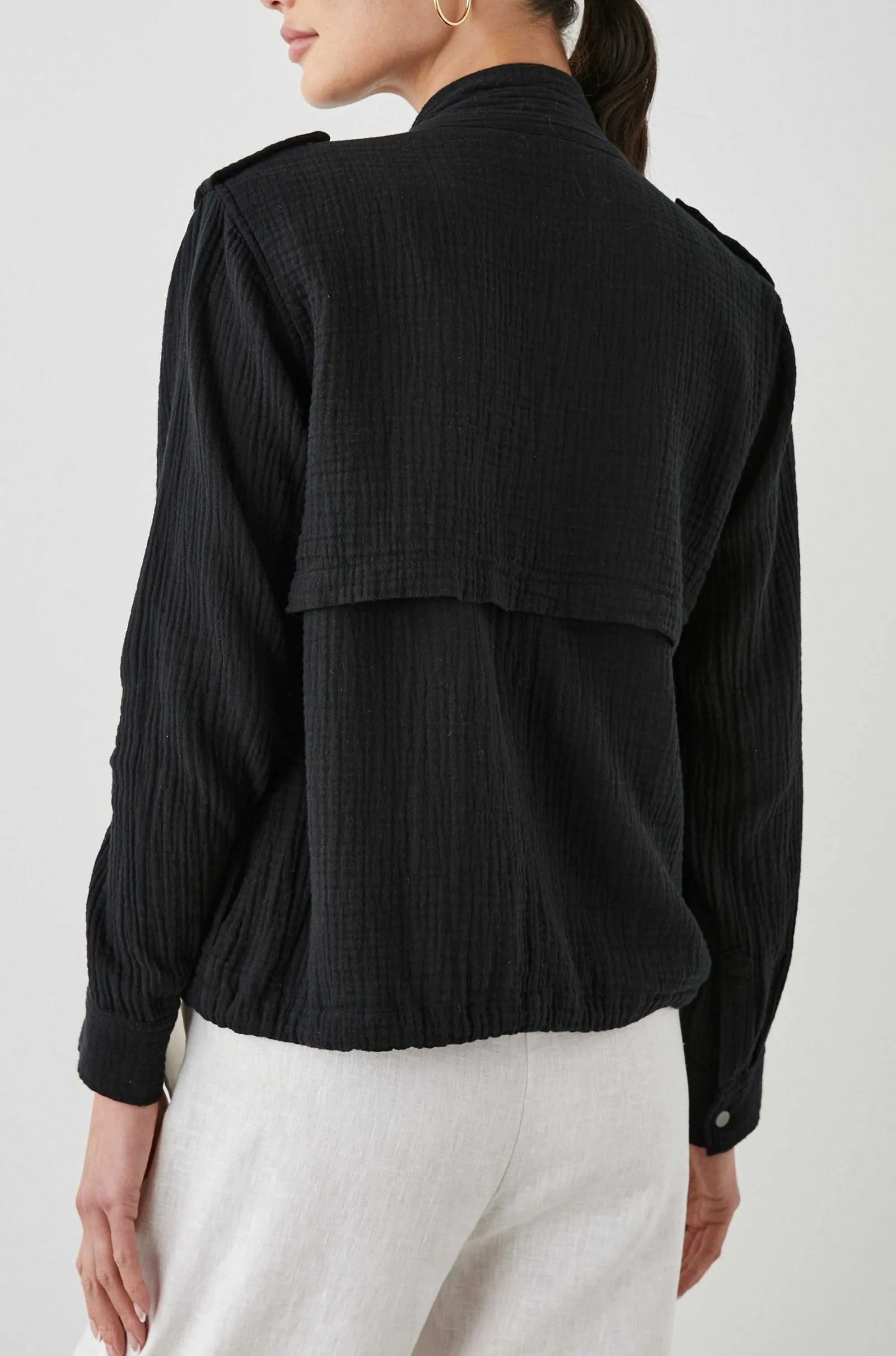 Vrouwen Rails Collins Jas - Gaas Zwart