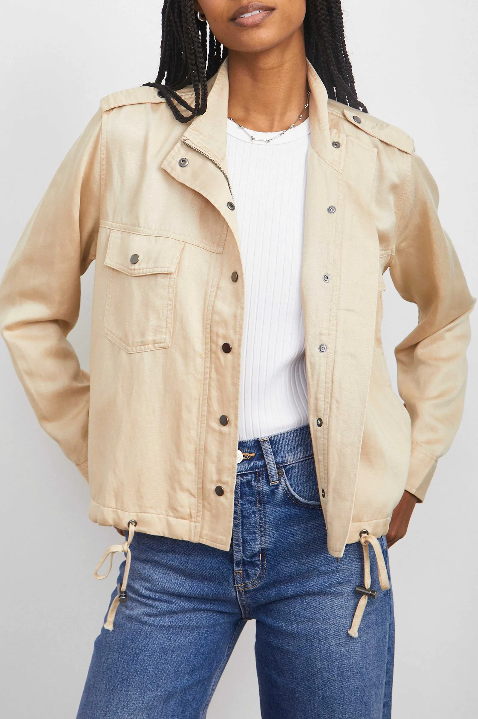 Vrouwen Rails Collins Jas - Khaki Twill