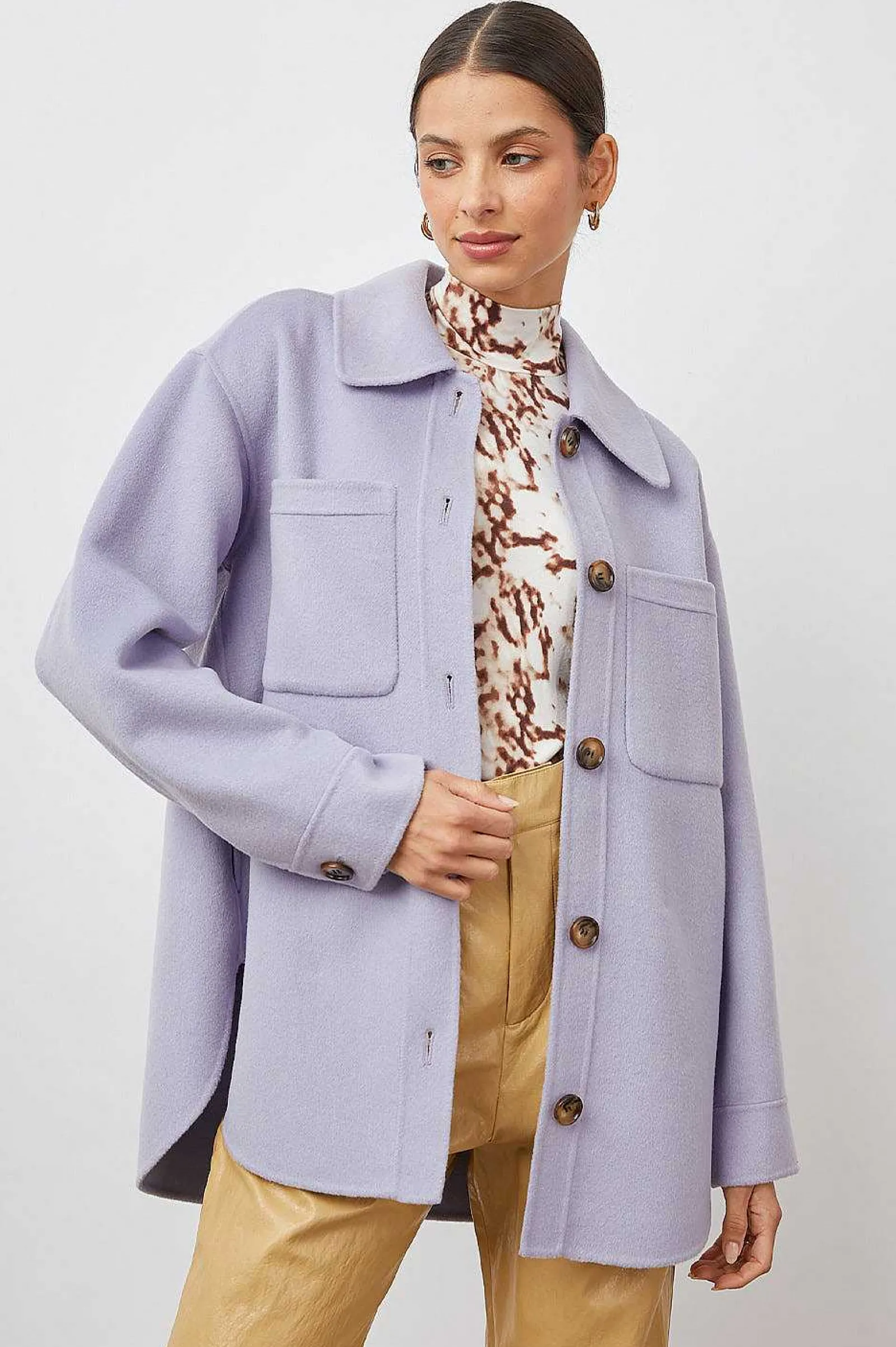 Vrouwen Rails Connie Overhemdjas - Lila