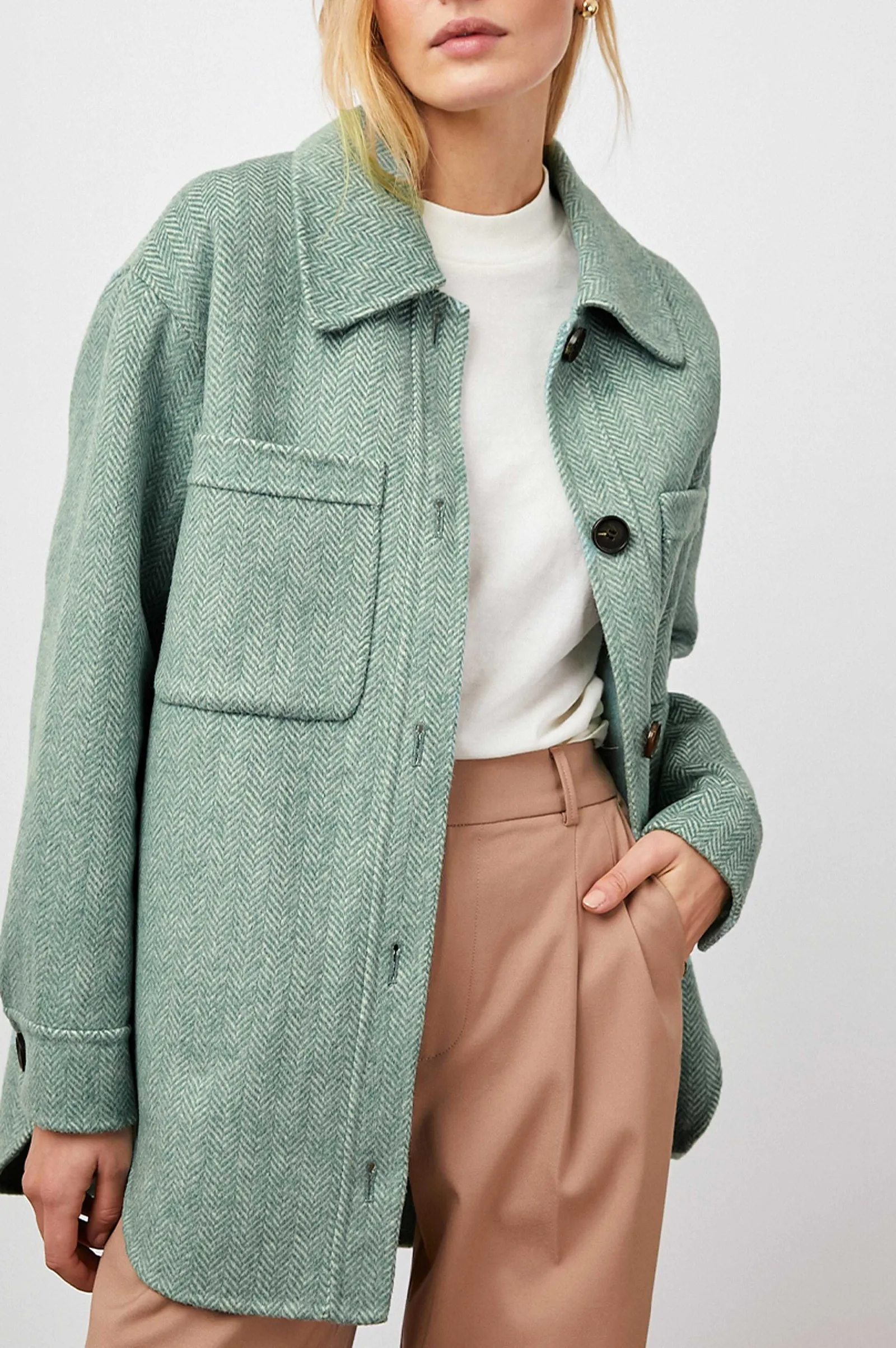 Vrouwen Rails Connie Shirtjas - Kelly Visgraat