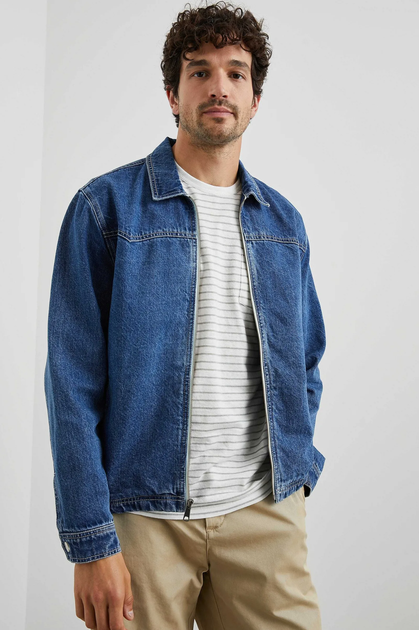 Heren Rails Cooke Jas - Rinse Wash