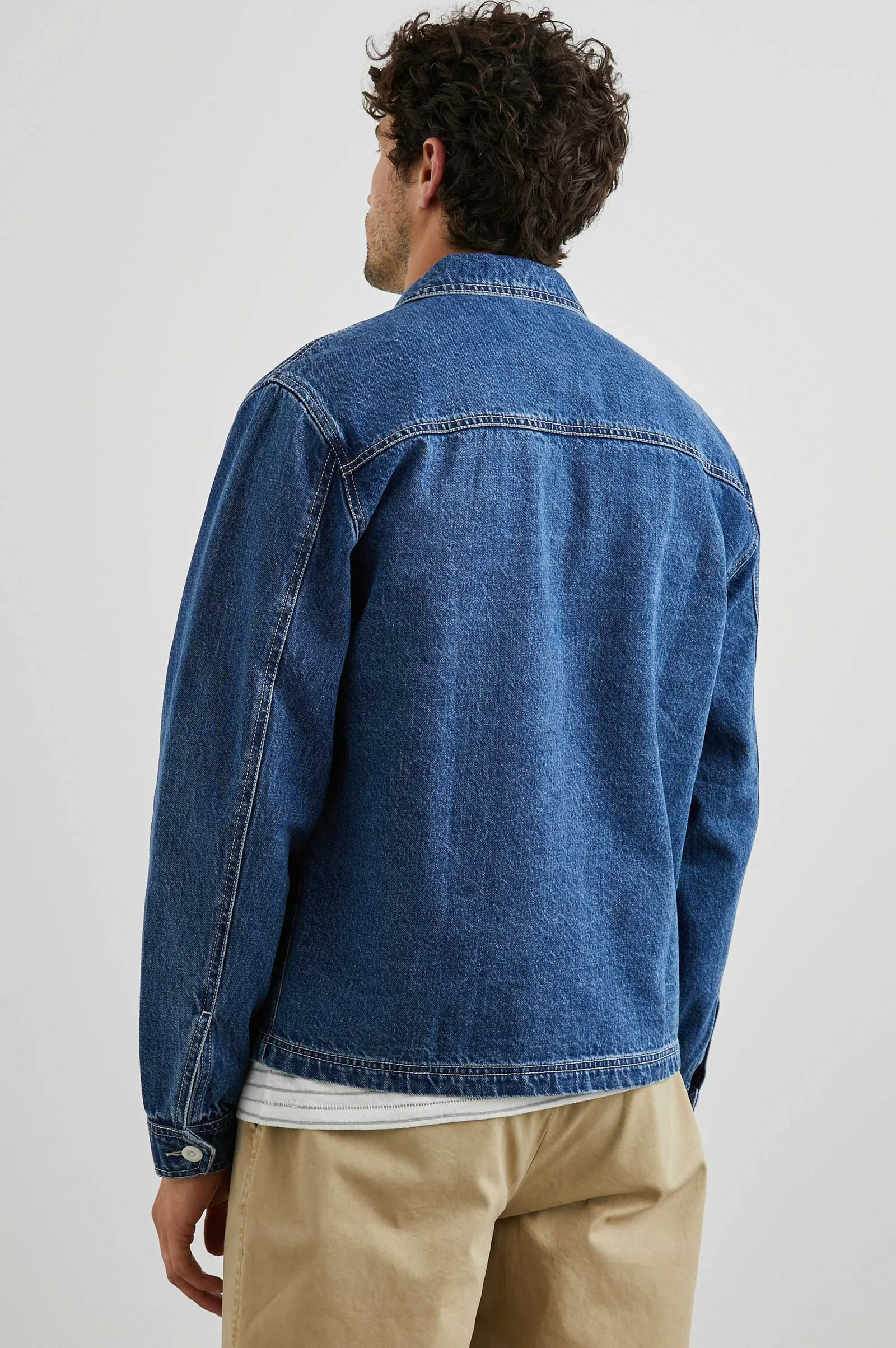 Heren Rails Cooke Jas - Rinse Wash