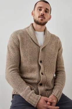 Heren Rails Corden Vest - Havermoutspeckle