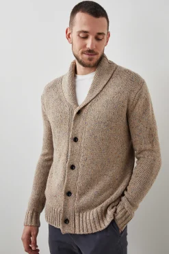 Heren Rails Corden Vest - Havermoutspeckle