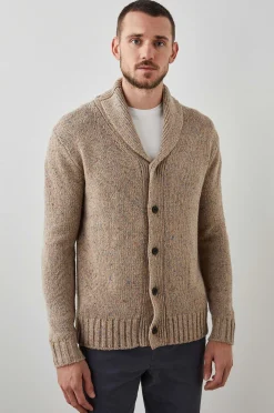 Heren Rails Corden Vest - Havermoutspeckle