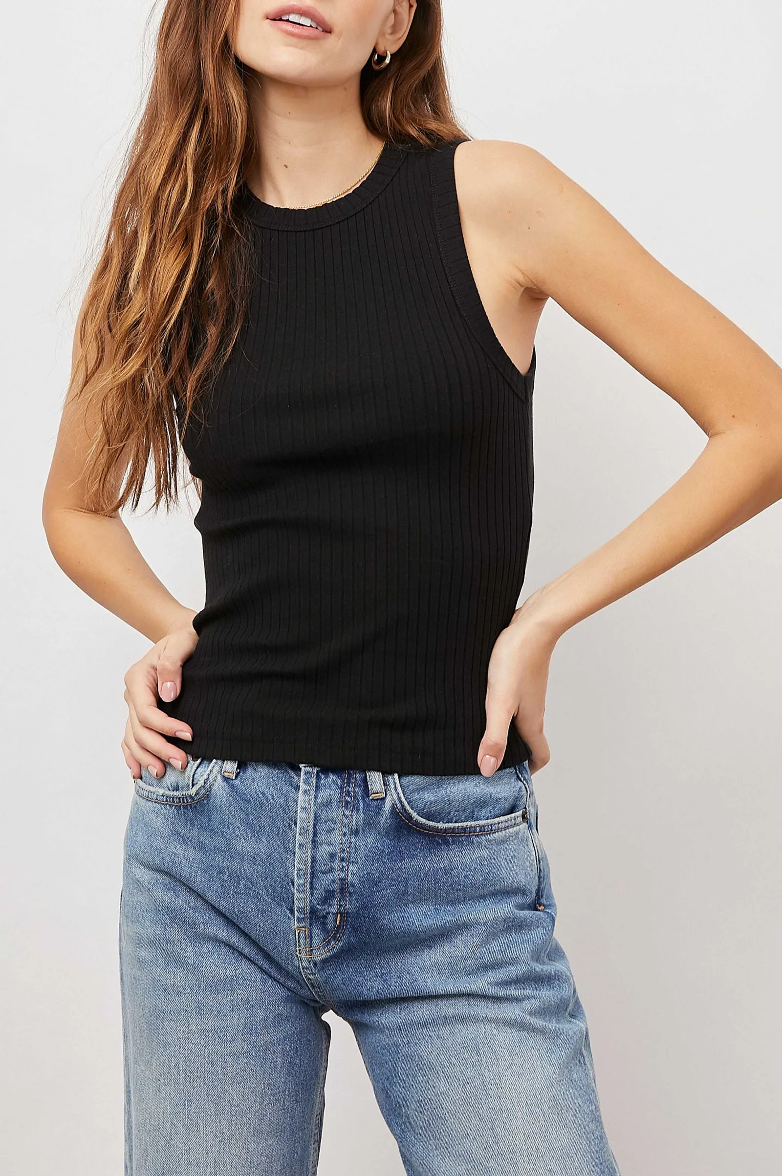 Vrouwen Rails De Racer-Tank - Waar Zwart
