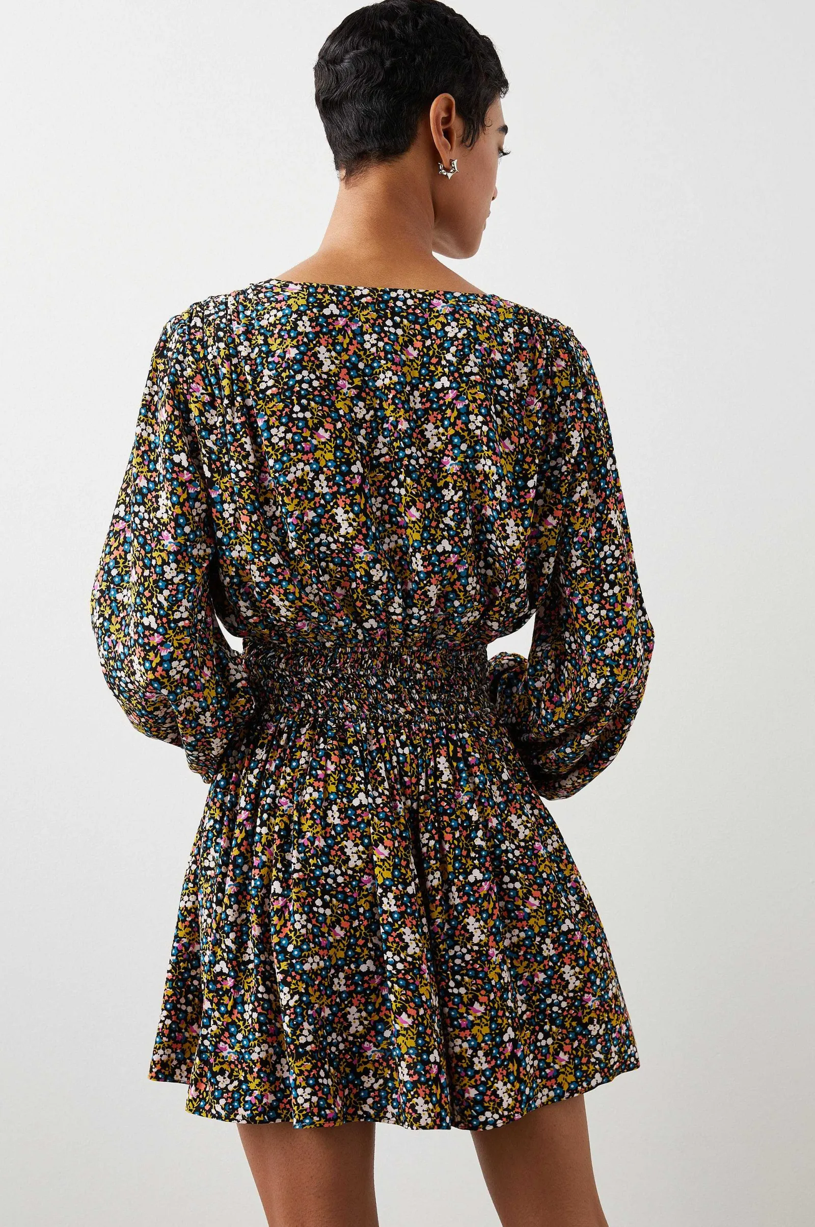 Vrouwen Rails Delaney Jurk - Donker Ditsy Bloemen