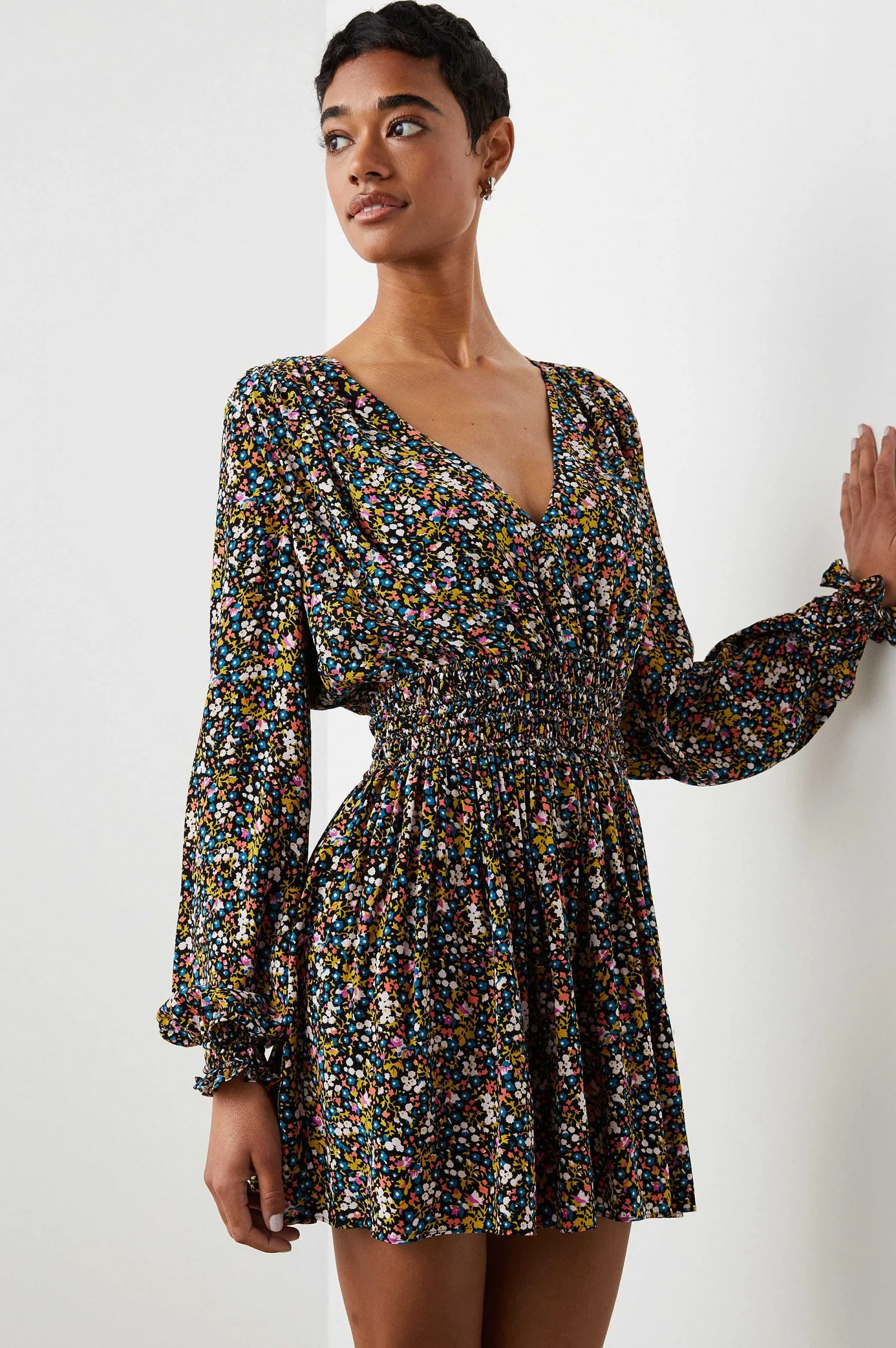 Vrouwen Rails Delaney Jurk - Donker Ditsy Bloemen