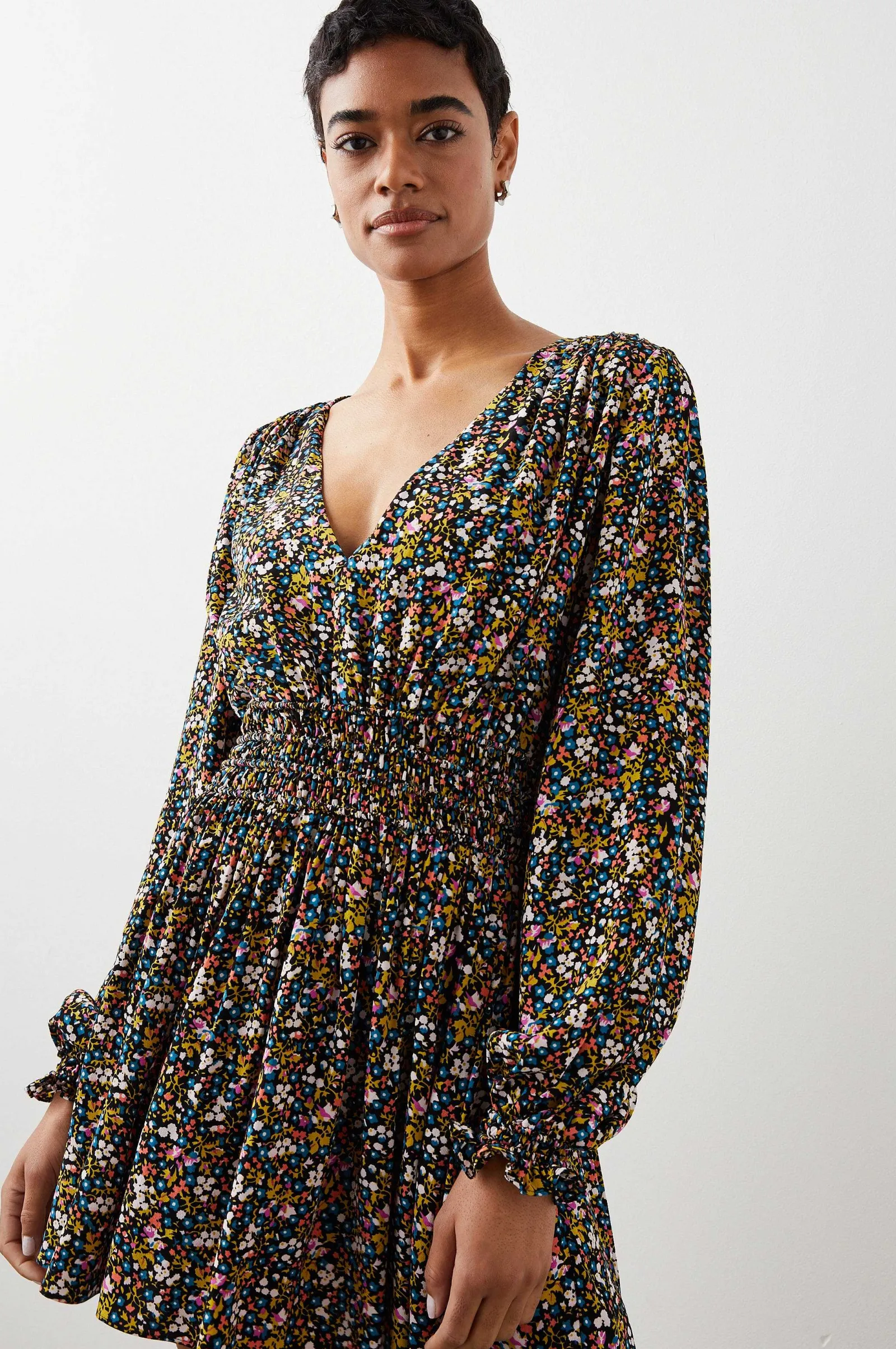 Vrouwen Rails Delaney Jurk - Donker Ditsy Bloemen