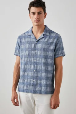 Heren Rails Dresden Overhemd - Kyoto Blauw