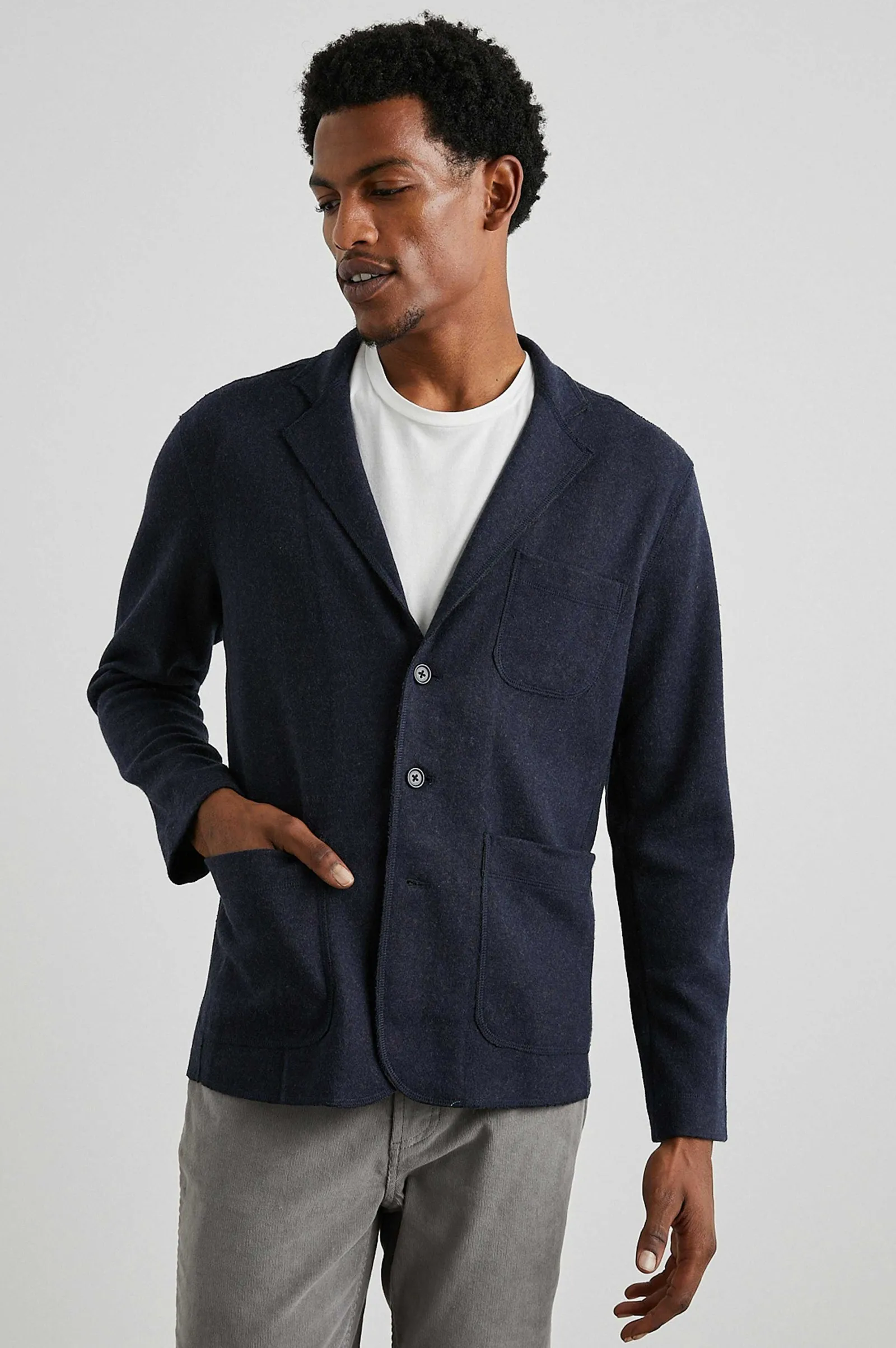 Heren Rails Dwight Blazer - Marine