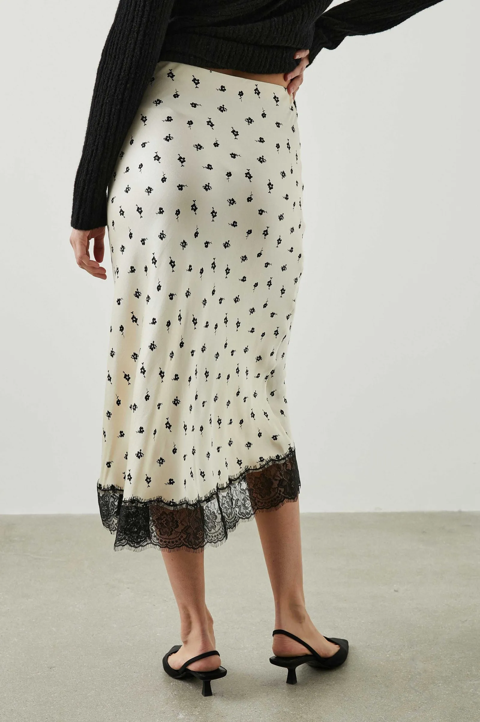Vrouwen Rails Ebben Rok - Champagne Bloemen