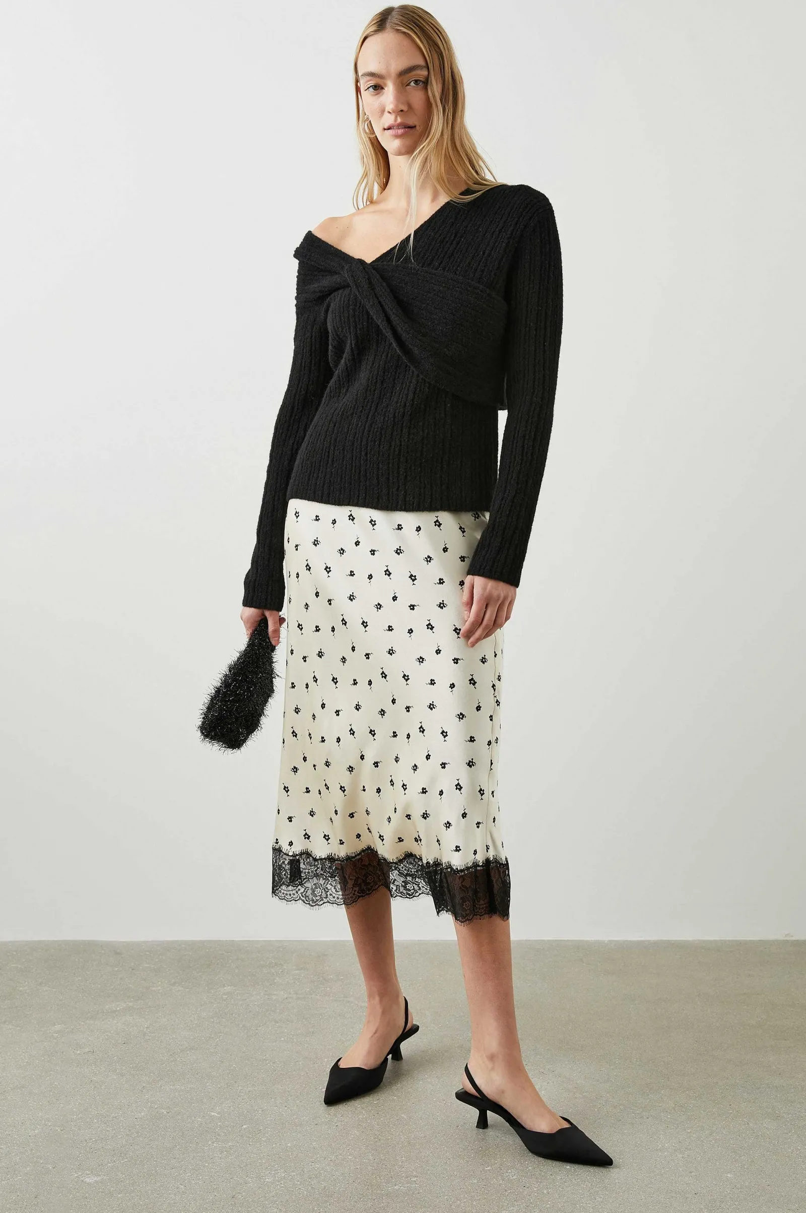 Vrouwen Rails Ebben Rok - Champagne Bloemen