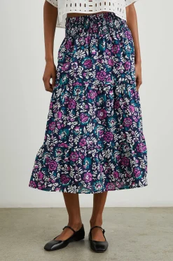 Vrouwen Rails Edina Rok - Houtblok Bloemen