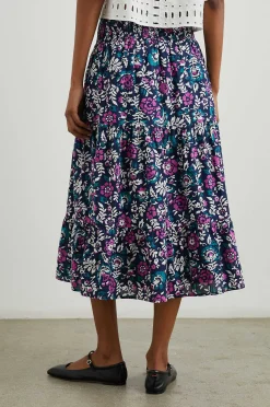 Vrouwen Rails Edina Rok - Houtblok Bloemen