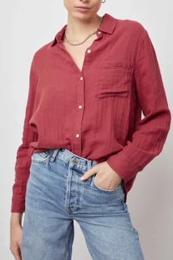Vrouwen Rails Ellis Overhemd - Cranberry