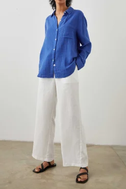 Vrouwen Rails Ellis Overhemd - Kobalt