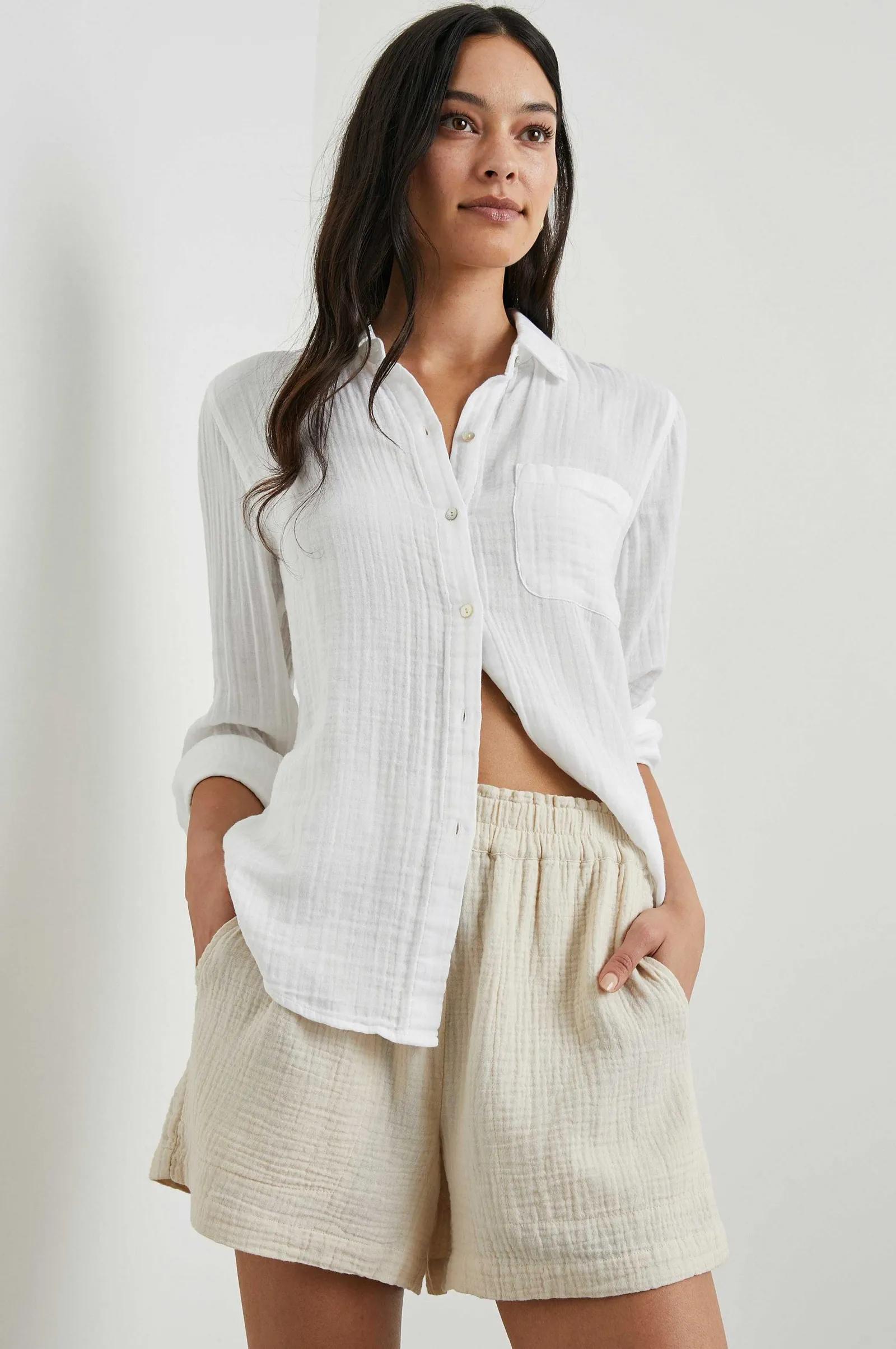 Vrouwen Rails Ellis Overhemd - Wit