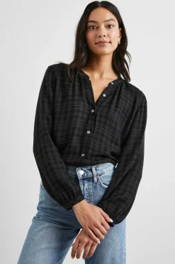 Vrouwen Rails Eloise Top - Onyx Lurex