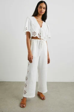 Vrouwen Rails Emmie Pant - Wit Oogje