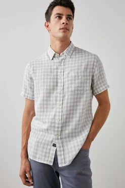 Heren Rails Fairfax Overhemd - Grijs Gingham Melange