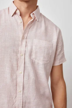 Heren Rails Fairfax Overhemd - Zon Blush