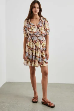 Vrouwen Rails Forella Jurk - Geschilderd Bloemen