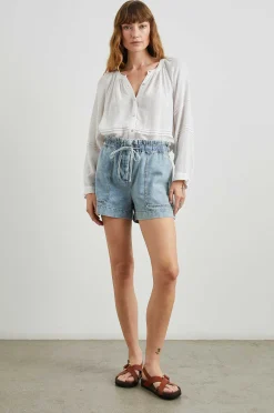 Vrouwen Rails Foster Kort - Faded Indigo