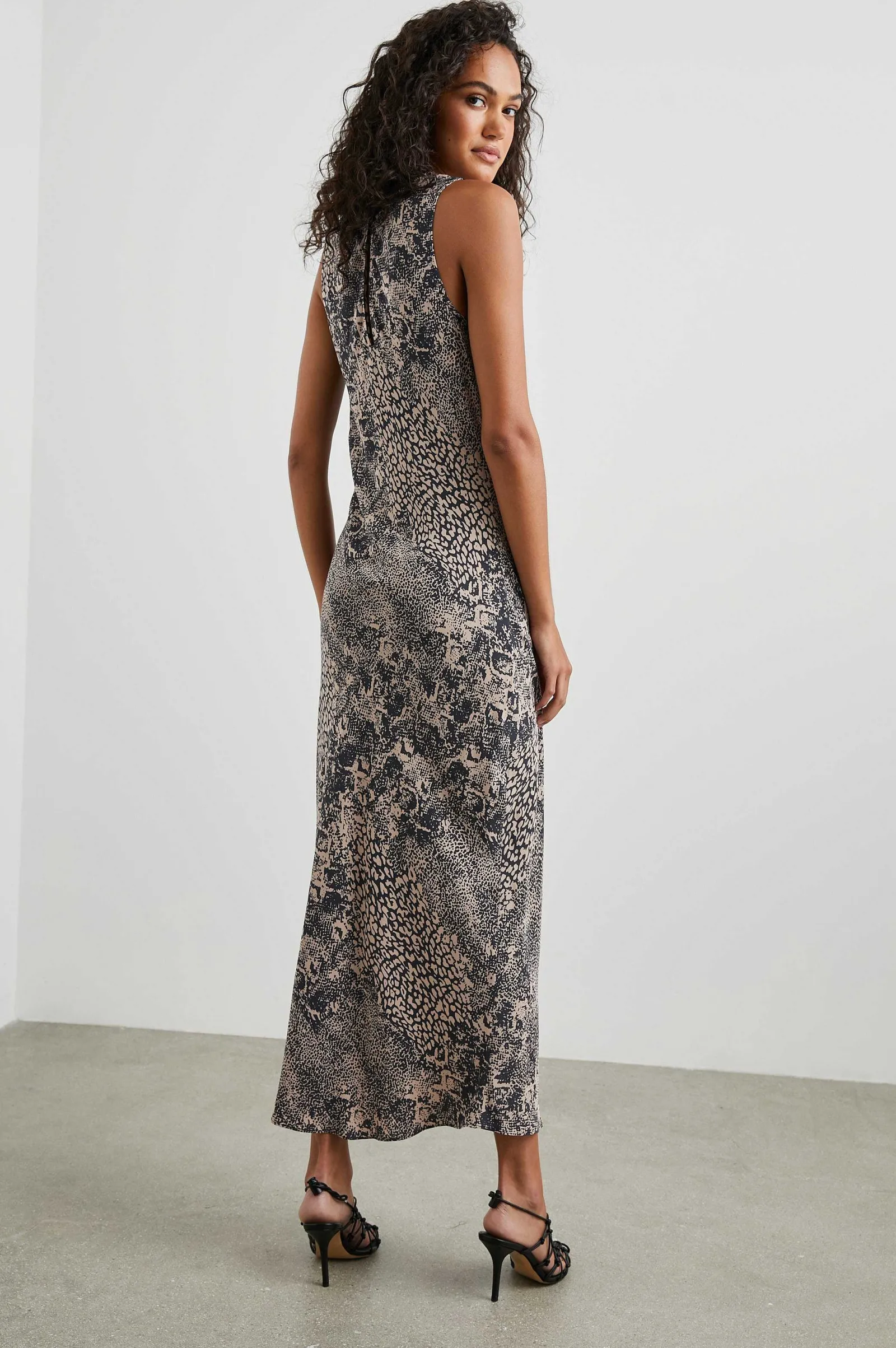 Vrouwen Rails Gabriella Jurk - Taupe Gemengd Dier
