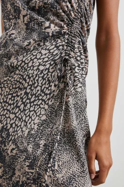 Vrouwen Rails Gabriella Jurk - Taupe Gemengd Dier