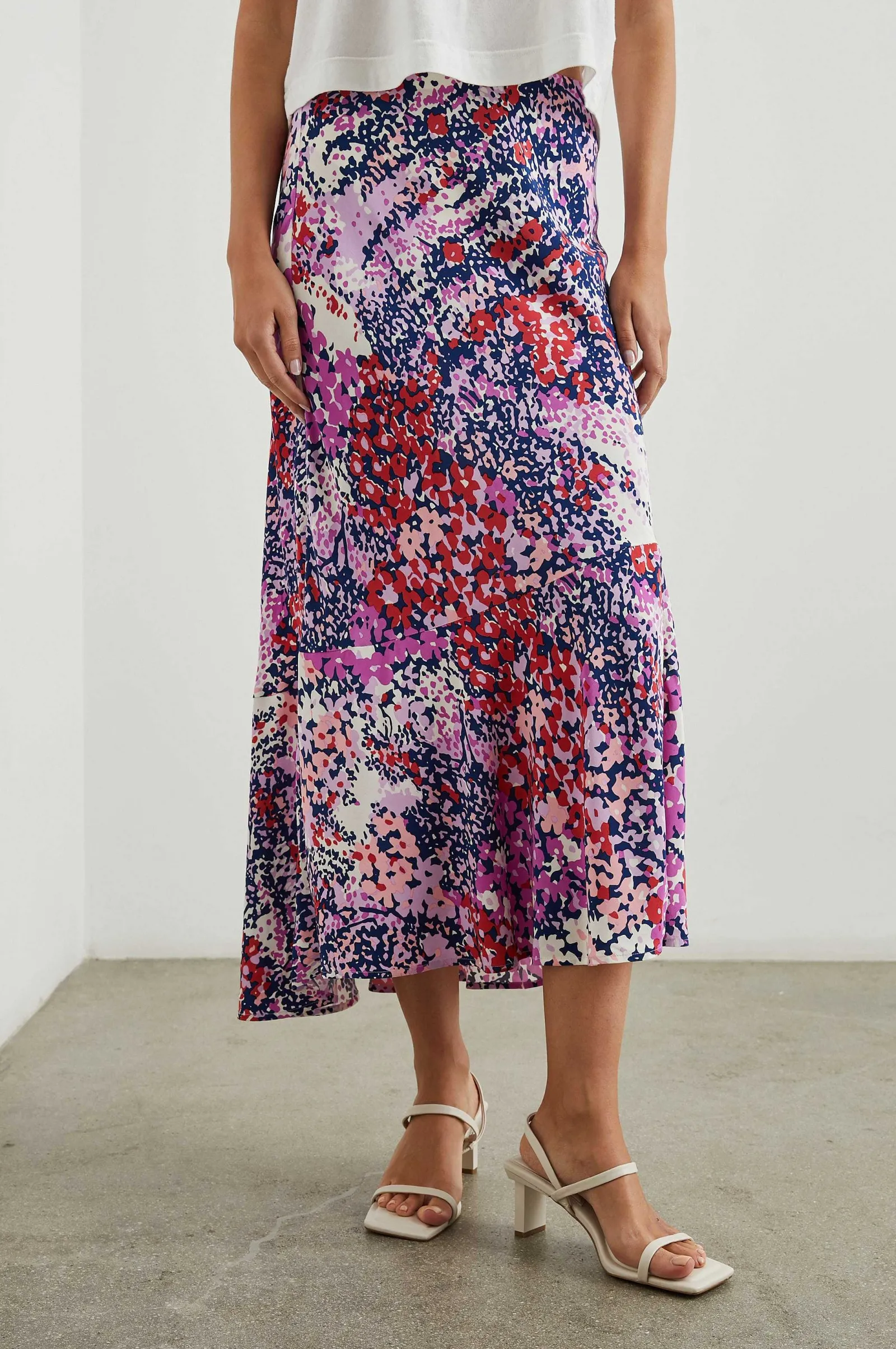 Vrouwen Rails Gala Rok - Paarse Gardenia