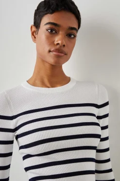 Vrouwen Rails Gemma Trui - Ivoor Marine Stripe