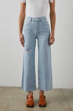 Vrouwen Rails Getty Crop Wide Poot - Oceanview Distress