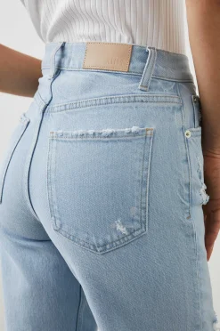 Vrouwen Rails Getty Crop Wide Poot - Oceanview Distress