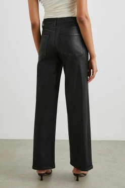 Vrouwen Rails Getty Wide Leg - Gecoate Noir