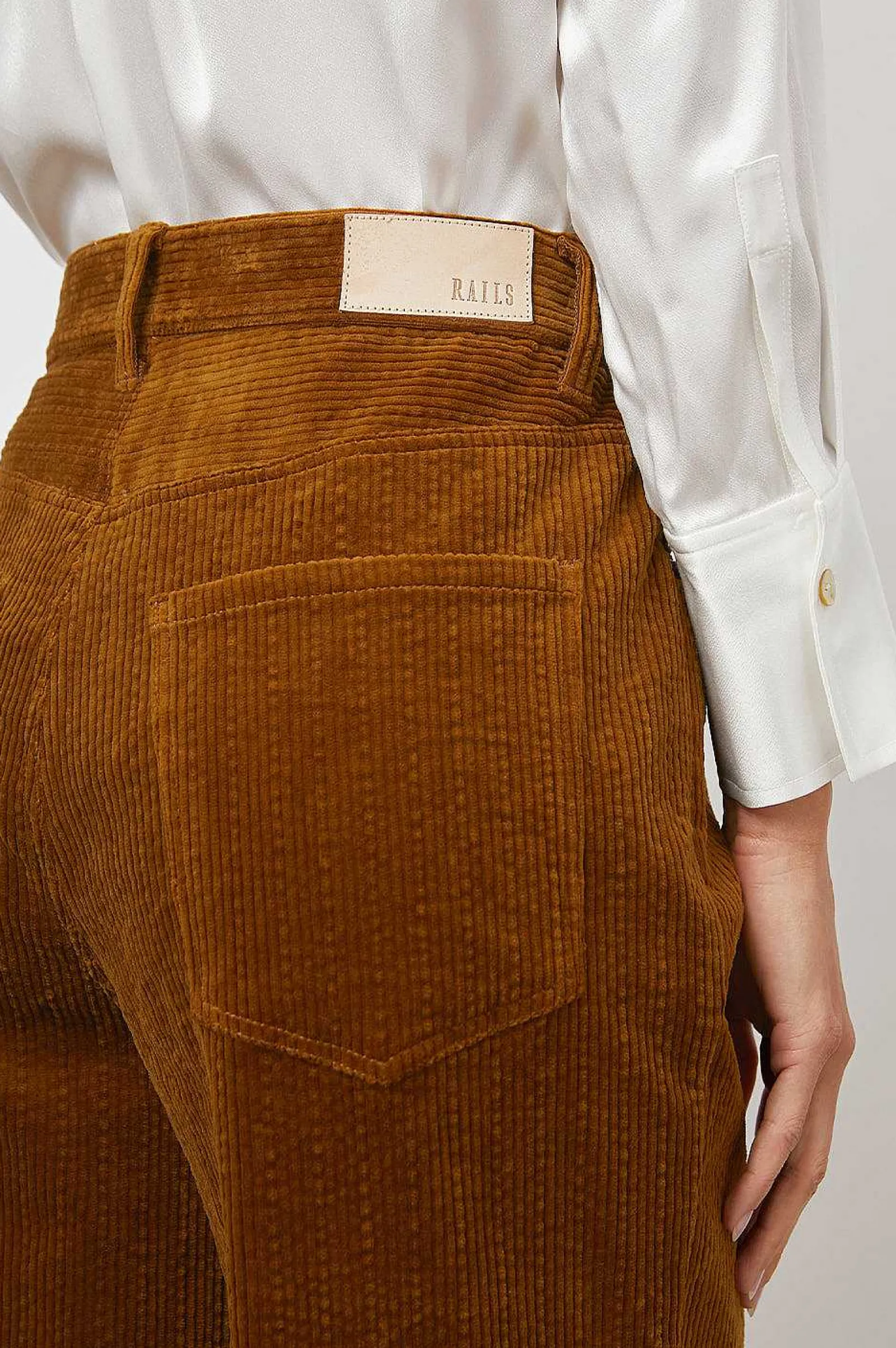 Vrouwen Rails Getty Wide Leg - Gemalen Kaneel