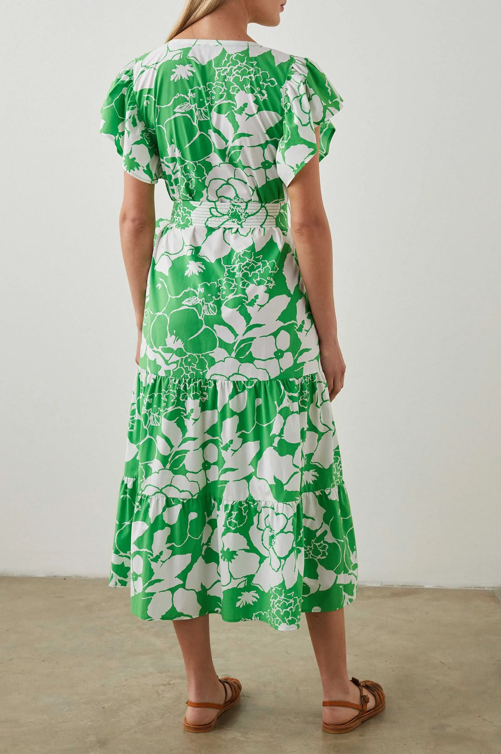 Vrouwen Rails Gia Jurk - Groene Lotus