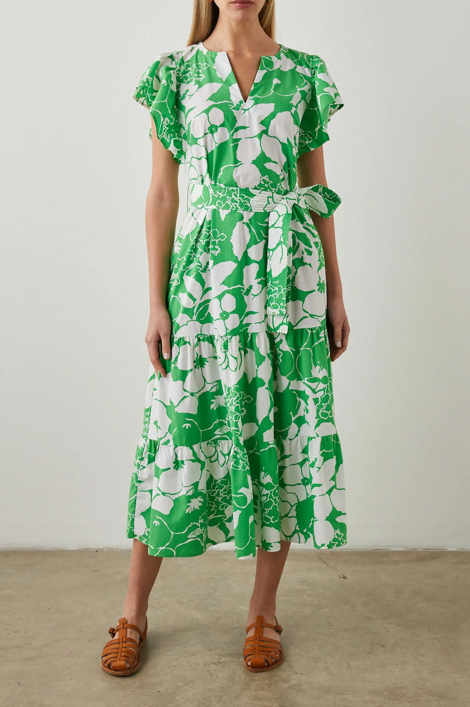 Vrouwen Rails Gia Jurk - Groene Lotus