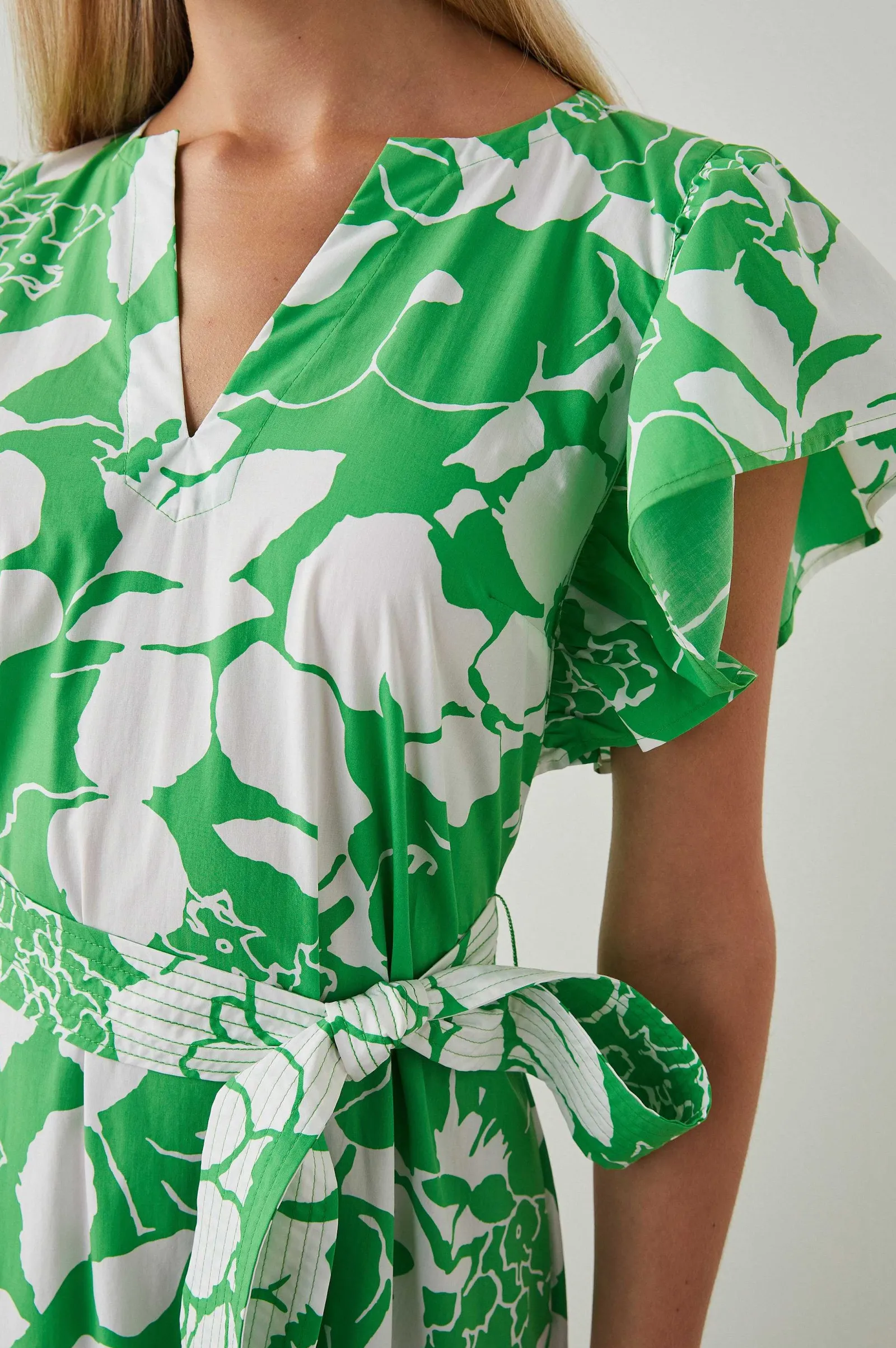 Vrouwen Rails Gia Jurk - Groene Lotus