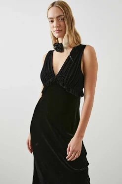 Vrouwen Rails Gilda Jurk - Zwart Fluweel