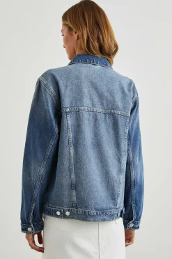 Vrouwen Rails Grove Boyfriend Truckerjas - Indigo Haze