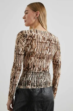 Vrouwen Rails Hana Top - Neutraal Ikat