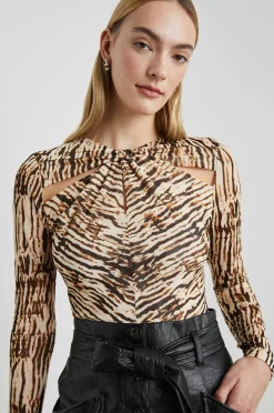 Vrouwen Rails Hana Top - Neutraal Ikat