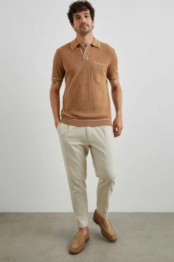 Heren Rails Hardy Poloshirt - Tawny