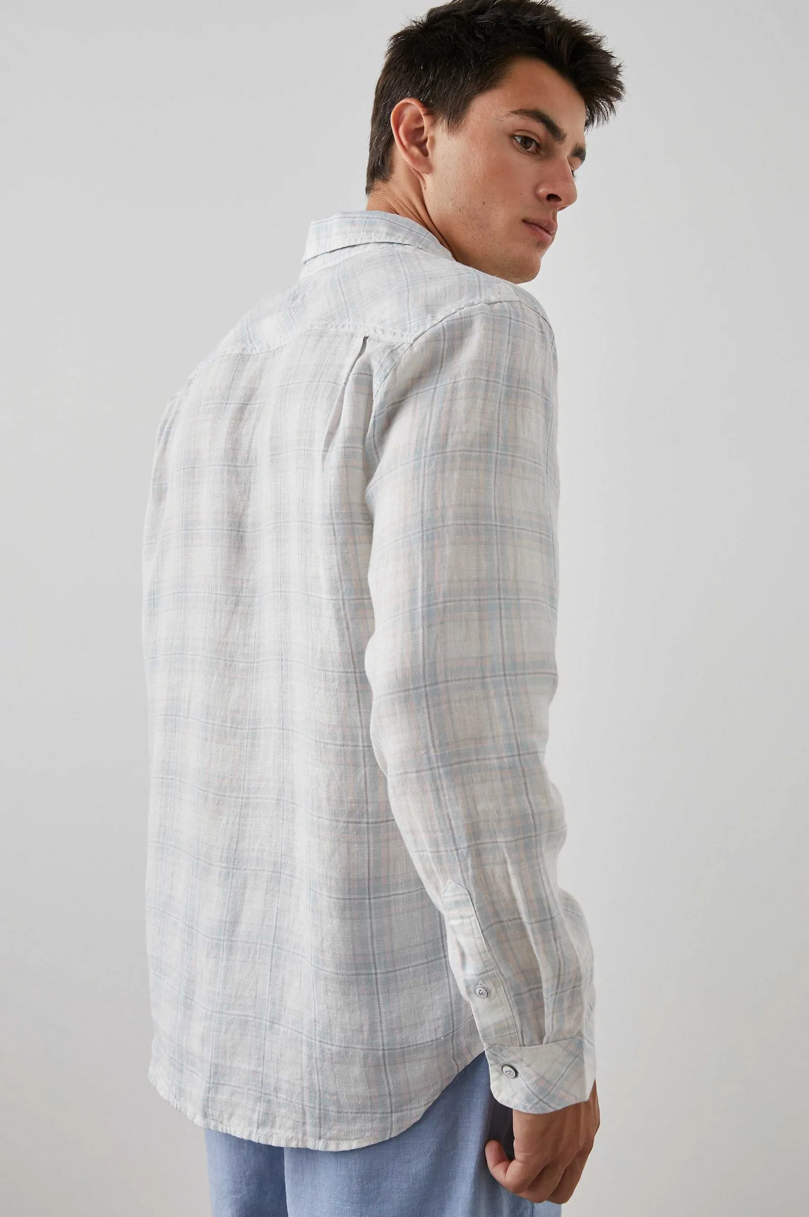 Heren Rails Havana Overhemd - Halo Turquoise Taffy